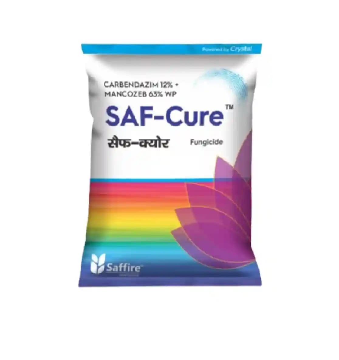 Saffire SAF-Cure Carbendazim 12% + Mancozeb 63% WP Fungicide, Systemic And Contact Action - Image 1