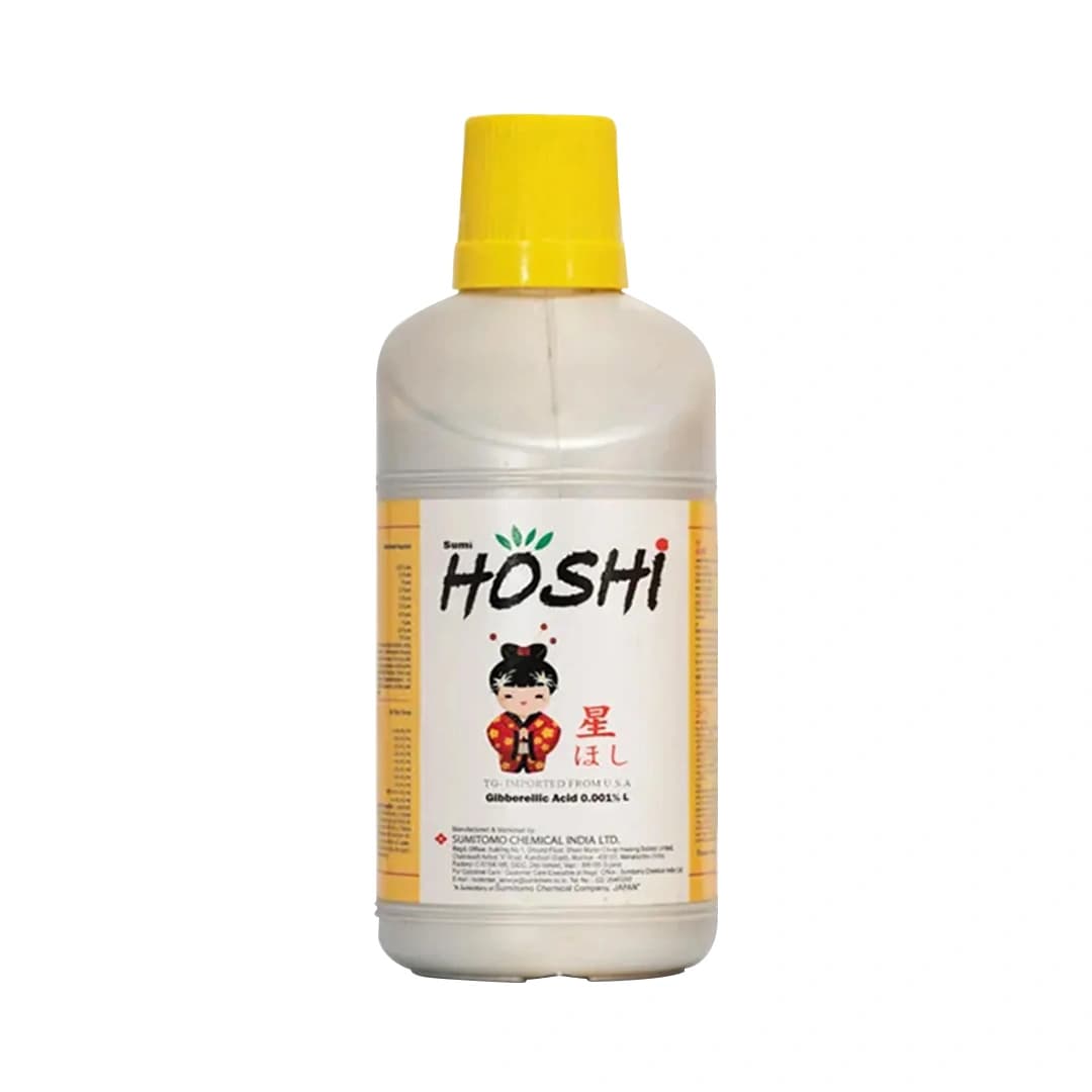 Sumitomo Hoshi Gibberellic Acid 0.001%. Plant Growth Regulator. Increases the Yield and Quality of Crop Production