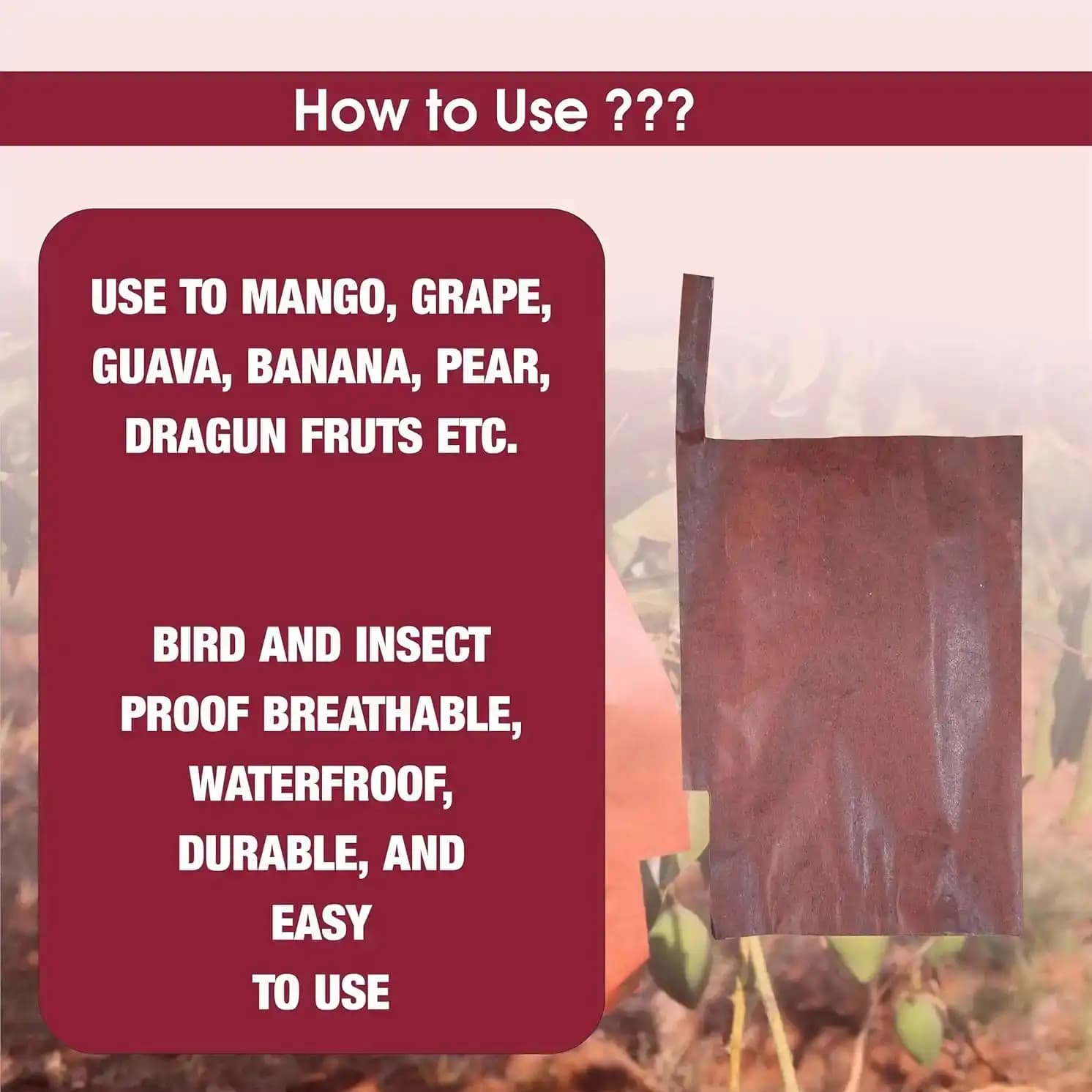 Radhe Mango Protection Bag - Image 7