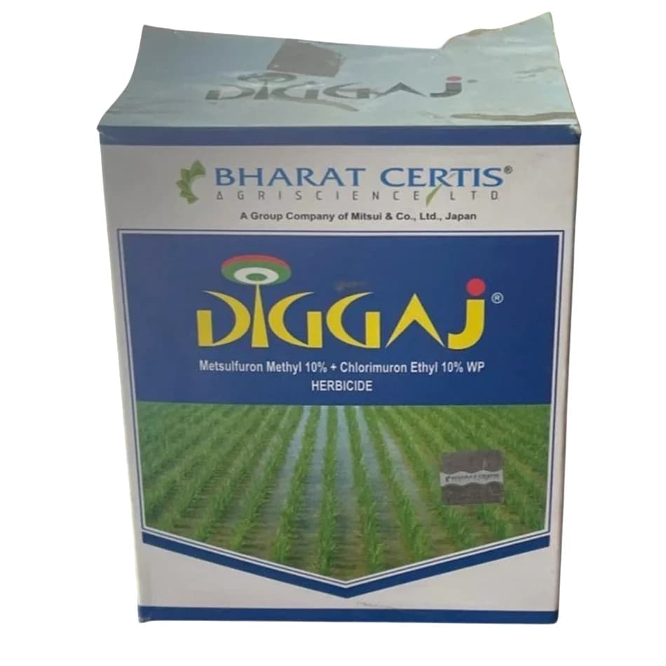 Bharat Certis DIGGAJ Metsulfuron Methyl 10% + Chlorimuron Ethyl 10% WP Herbicide, Effective Weed Control In Rice - Image 2