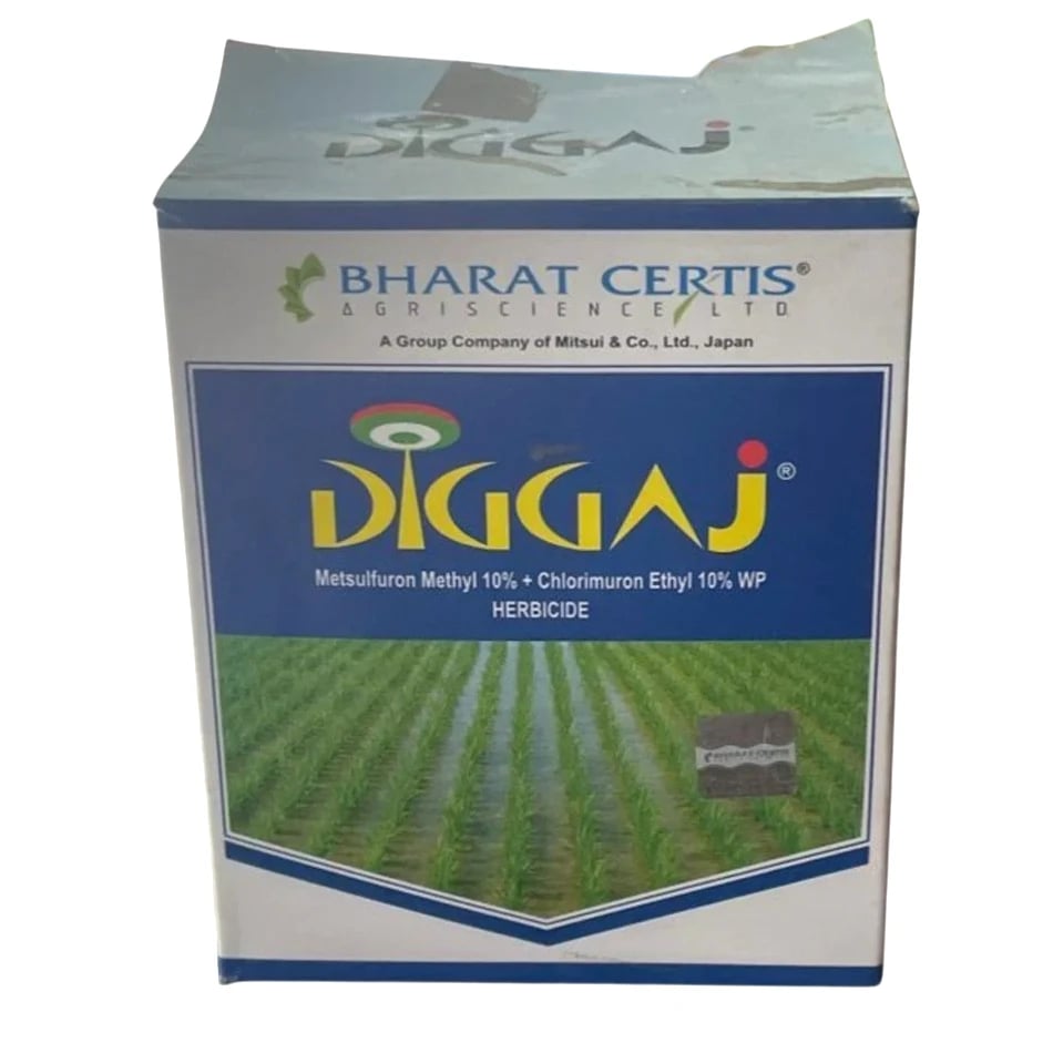 Bharat Certis Diggaj Herbicide - Metsulfuron Methyl 10% + Chlorimuron Ethyl 10% WP