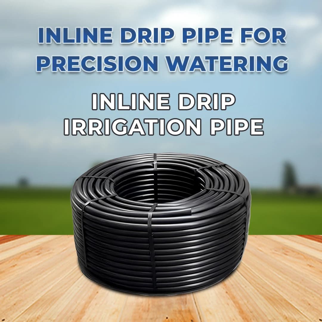 सिद्धि इनलाइन 20 मिमी टपक सिंचाई पाइप, प्रत्येक 40 सेमी पर ड्रिपर, प्रति घंटे 4 लीटर पानी का निर्वहन (रोल लंबाई 300 मीटर) - Image 2