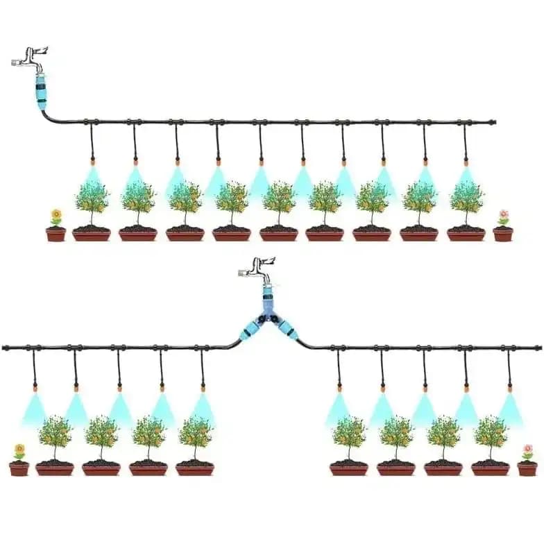 Radhe Plastic Drip Irrigation Misting Nozzles, Adjustable Garden Dripper, Micro Mist Head Atomizer Fogger For Watering System Sprayers - Image 3