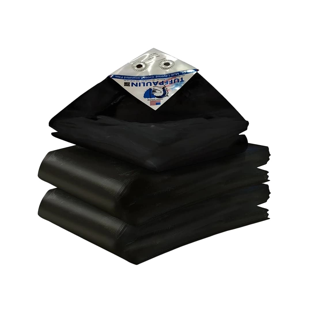 TUFFPAULIN - 120 GSM Tarpaulin (Tirpal, Tadpatri, Tharpai) Thadika Resistant, 100% Waterproof With 6 Layer MLCL 3D Rib Technology.