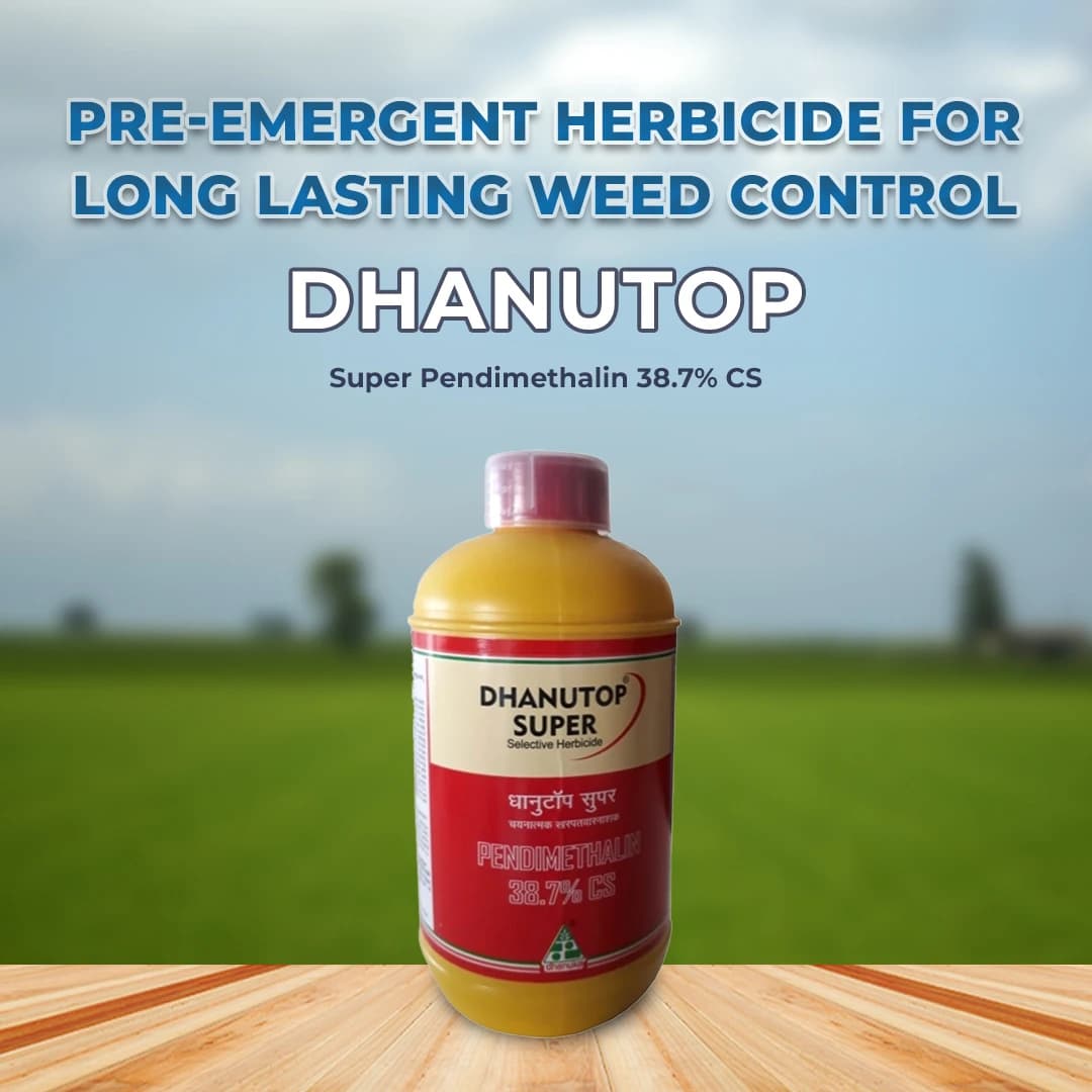 Dhanutop Super Herbicide - Pendimethalin 38.7% CS - Image 2
