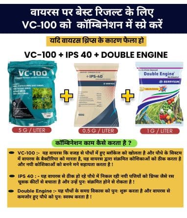 VC-100 IPS Combo Green for 100 Ltr Spray. Best Control on Virus in Chilli & Capsicum. Not Applicable with Fungicides - Image 2