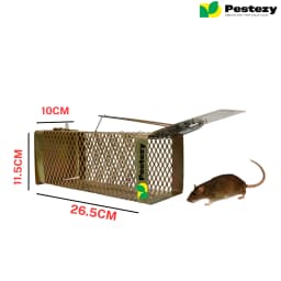 Pestezy Mouse Or Rat Trap Cage, Humane, Durable, Safe And Easy to Use, Cross Design, Allowing For Safe Release 2