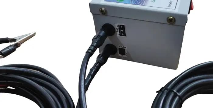 Ecopacer 22 Solar Controller With Solar & Battery, Connection Leads to Connect 50w Panel and 20ah Lead Acid Battery (Without Solar Panel & Battery) - Image 2