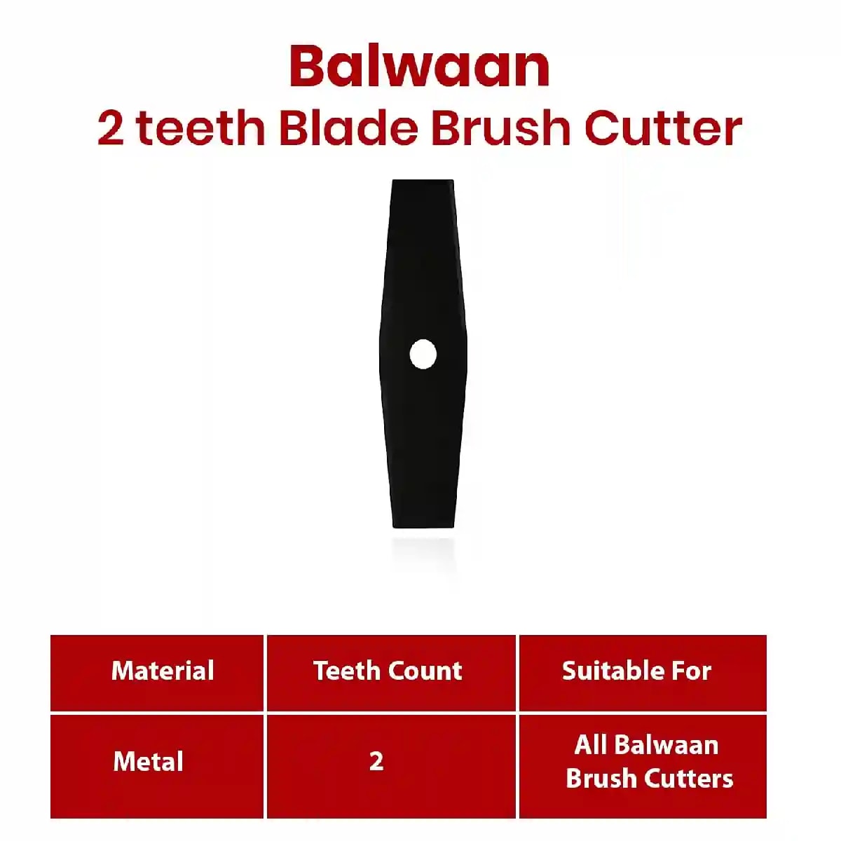 Balwaan 2T Blade , Heavy Duty Blade Use For All Brush Cutters, Used To Cut Herbs, Shrubs, And Unwanted Plants Such As Fodder Plants For Animals