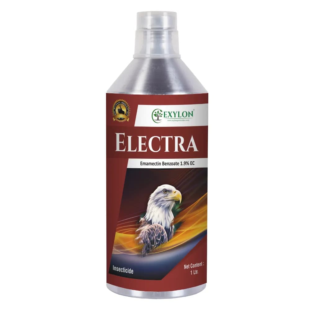 Exylon Electra Emamectin Benzoate 1.9% EC Insecticide, Effective Pest Control In Vegetables And Fruits Crops