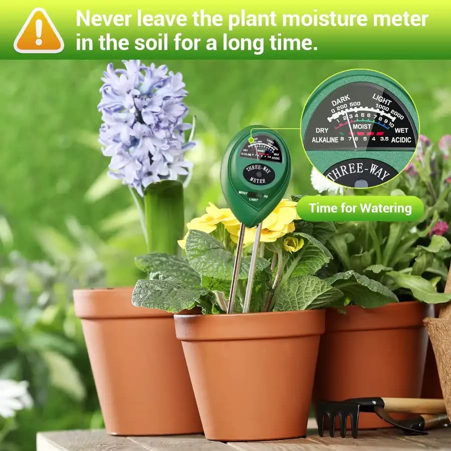 Radhe Agri 3 In 1 Soil PH Moisture Soil Test Kit, Soil Moisture Meter, Effective For Garden, Lawn Plants Indoors And Outdoors - Image 7