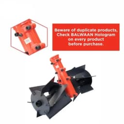 Balwaan Tiller Attachment for Brush Cutter, 28mm Cross Type Weeder in Fruits and Vegetables 3