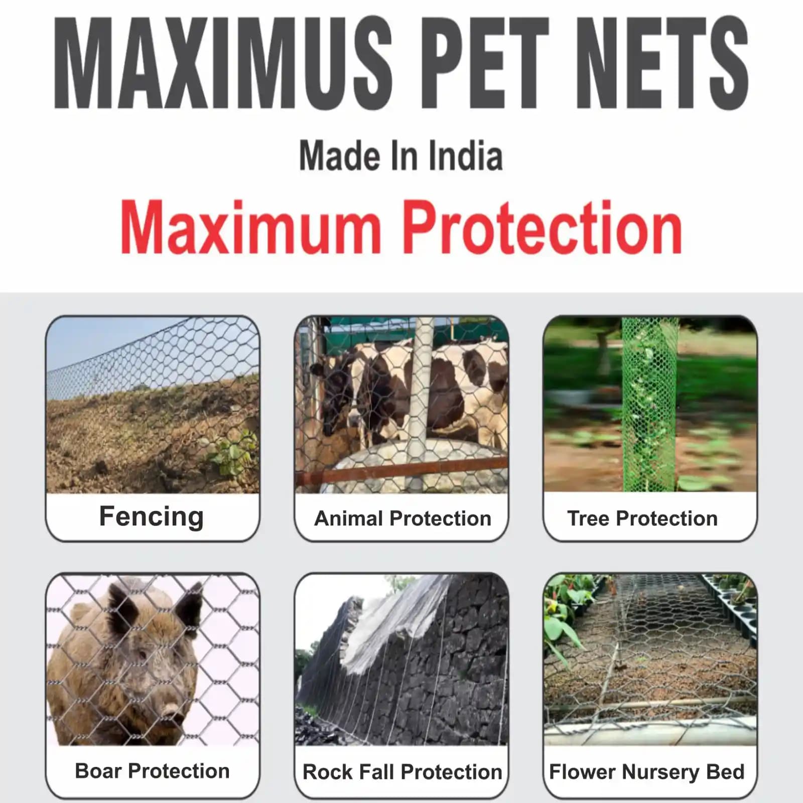Radhe Agri 3mm PET Crop Support Net 3x100 Ft - Image 4