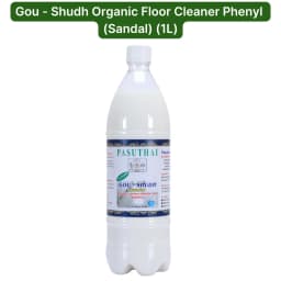 Pasuthai Gou Shudh Organic Surface Disinfectant, Floor Cleaner Phenyl (SANDAL), Chemical Free, Kills 99.9% Germs 3