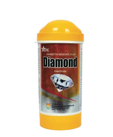 Coromandel Diamond Emamectin Benzoate 5% SG Insecticide, Controlling Lepidopteran and Sucking Pests - Image 1