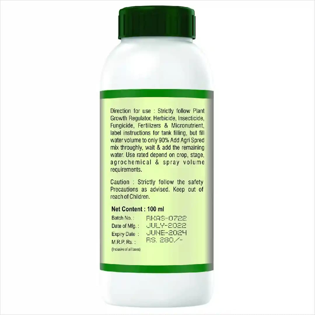 Agriventure AGRI SPRED (Silicon Spreader) Sticking Wetting Agent, Non-Ionic Surfactants - Image 3