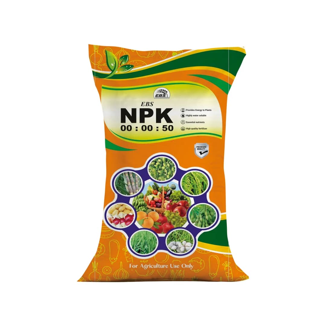 EBS NPK 00:00:50 (Potassium Sulphate) Water Soluble Fertilizer, Resulting In Enhanced Color And Shining