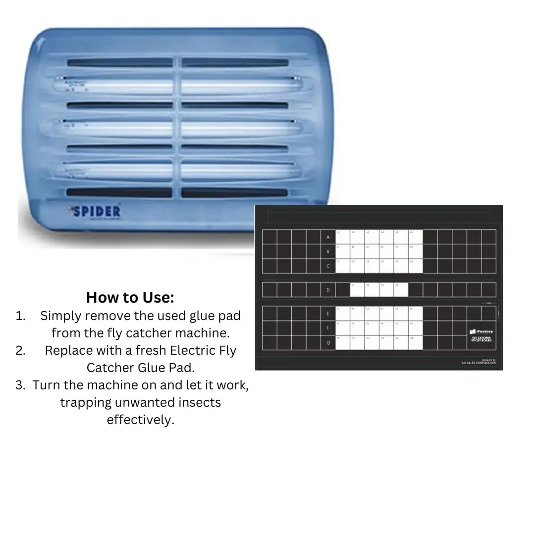 Pestezy Electric Fly Catcher Glue Pad