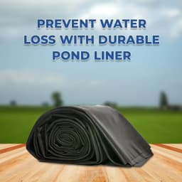 Customize Pond Liner Geomembrane, Size As per client requirement, Thickness 300, 400 Or 500 Micron. ISI Mark Product. 2
