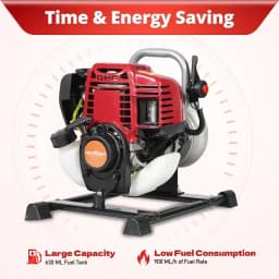 Neptune 35CC Portable Water Pump 1.5 Inch Outlet, Powerful 4 Stroke Petrol Engine, Maximum Discharge 135 L.min Ideal for Farming, Draining, & Gardning 5