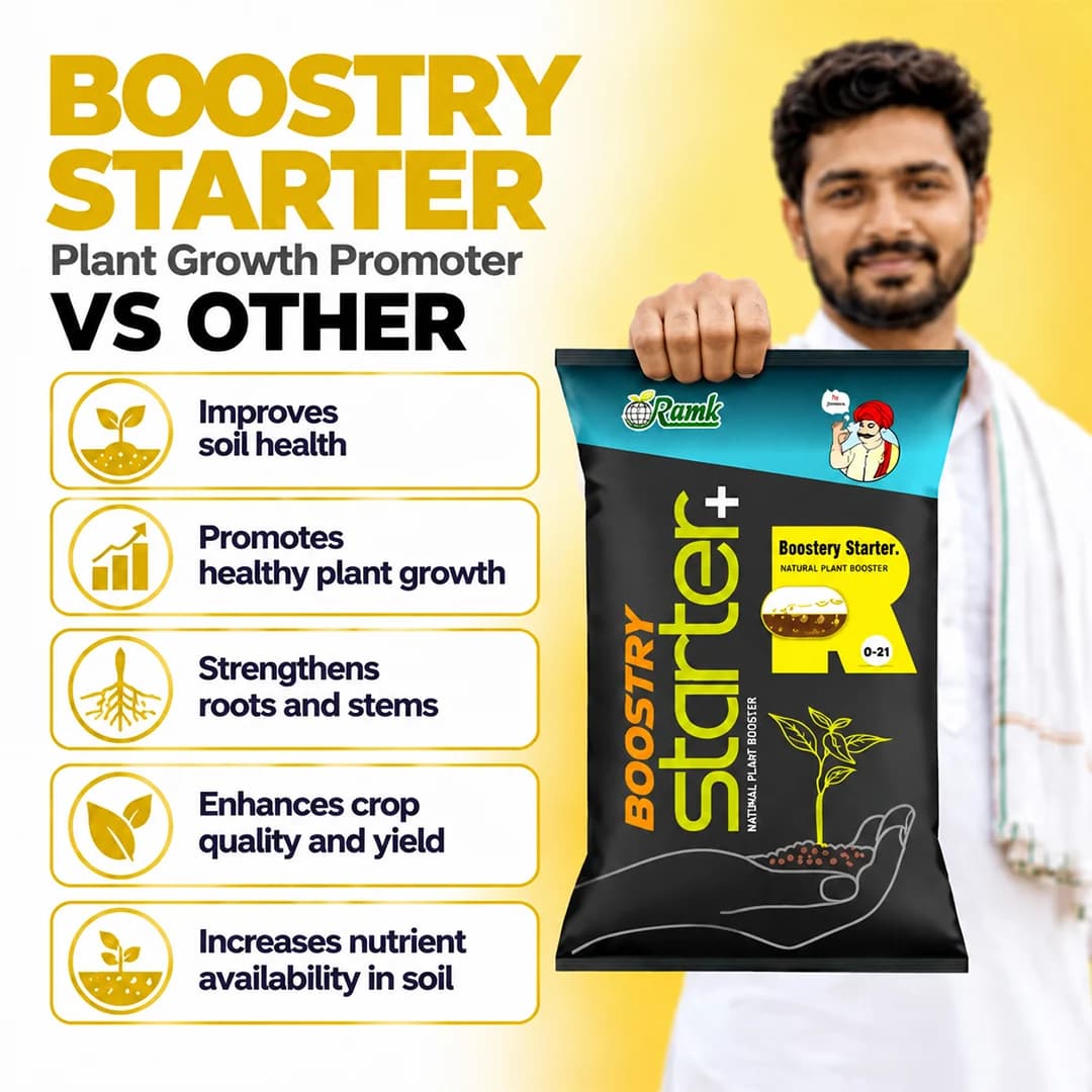 Ramk Boostry Starter + Plant Growth Promoter, High Quality Growth Promoter, Soil Conditioner, Bio Stimulant - Image 2