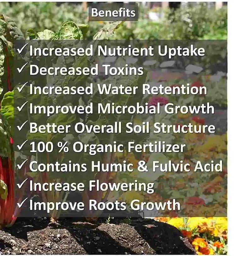 100% Organic HUMATE, Contains Highest Humic & Fulvic Acid, From USA, Humic Acid 58%, Fulvic Acid 33% - Image 5