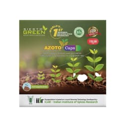 Siesto Azoto. capsules containing a free-living nitrogen-fixing bacterium known as Azotobacter. Patented technology developed by the ICAR 2