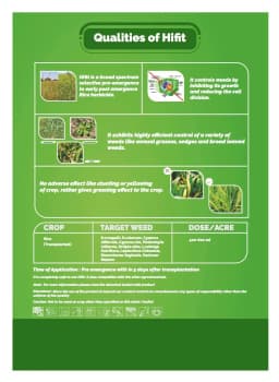 Hpm Hifit Pretilachlor 50% EC Herbicide, Effective Pre-Emergence to Early Post-Emergence Weed Control For Rice 6