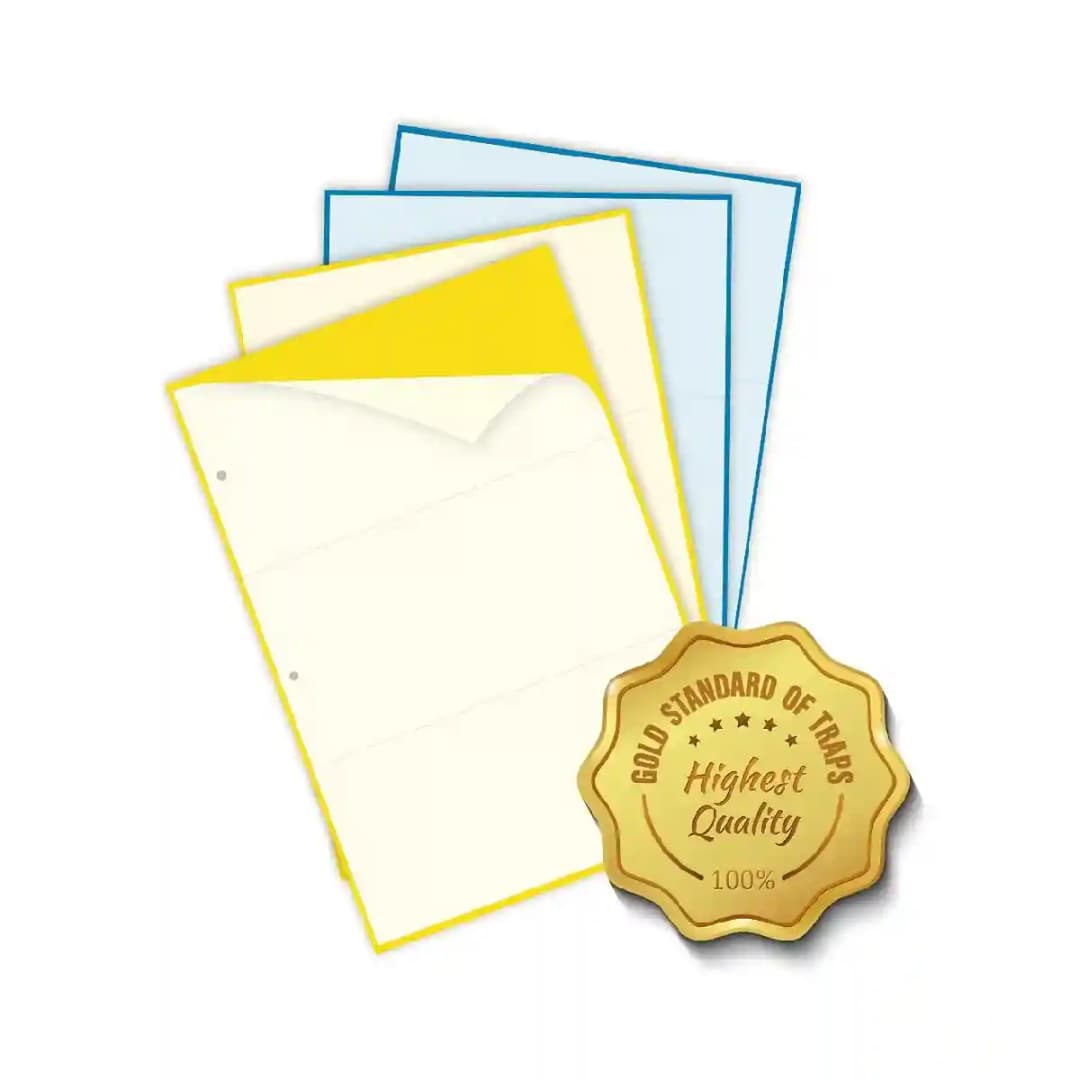 Gumtree Blue Sticky Traps (250mm x 330mm) Non-Pesticide & Eco Friendly Traps, Dust free with both side Release Paper.