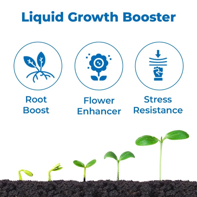 GACIL Seaweed Extract Liquid Fertilizer Growth Promoter For Indoor and Outdoor Plants & Agriculture Crops - Image 3