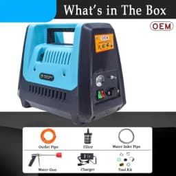 OEM Portable Double Motor Battery Sprayer With 12V x 14A Battery, High Pressure Pump & 10 Mtr Pipe, Perfect For Gardening & Pesticide Spraying (TP02) 7