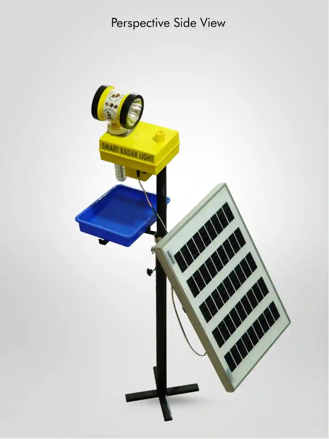 V-SAR Smart Radar Solar Light, 360 Degree Rotating Light With Insect Trap, Waterproof, 15W Panel And Siren Alarm - Image 5