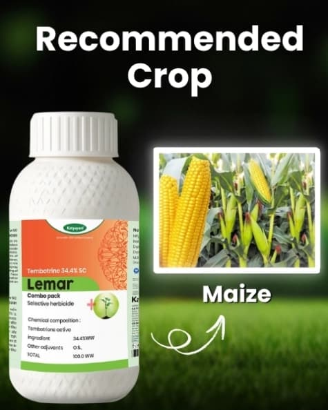Katyayani Lemar Tembotrione 42% SC Herbicide, Broad Spectrum Post Emergence Herbicide, (Lemar 115 ml + Surfactant 400 ml) - Image 4
