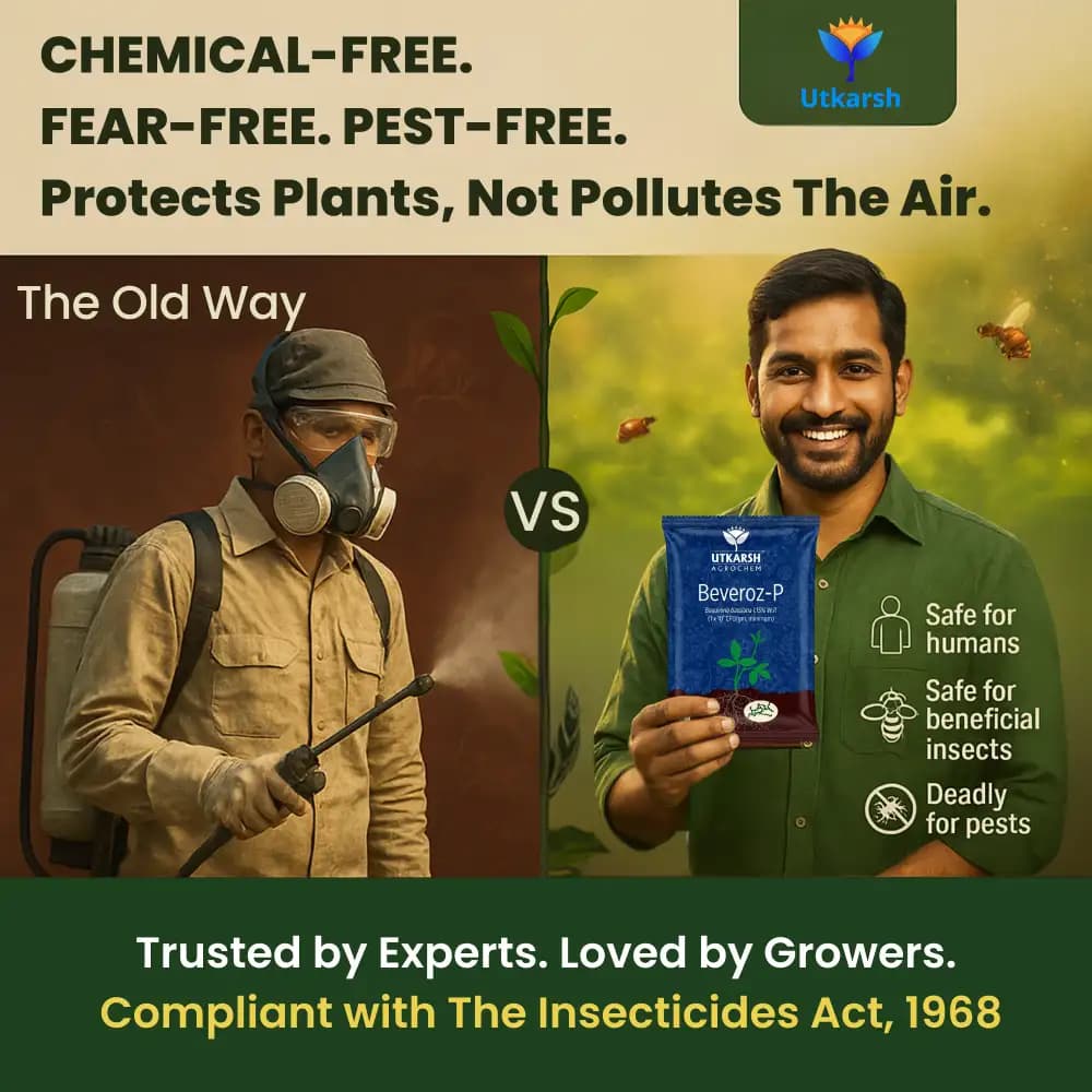 Utkarsh Beveroz-P (Beauveria Bassiana 1.15% W.P.) Bio Pesticides, It Provides Reliable Protection Against a Wide Range of Insect Pests - Image 7