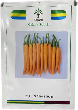 Kalash F1 Bss 1005 Chilly Hybrid Seeds, Highly Pungent Suited For Dry Purpose 2