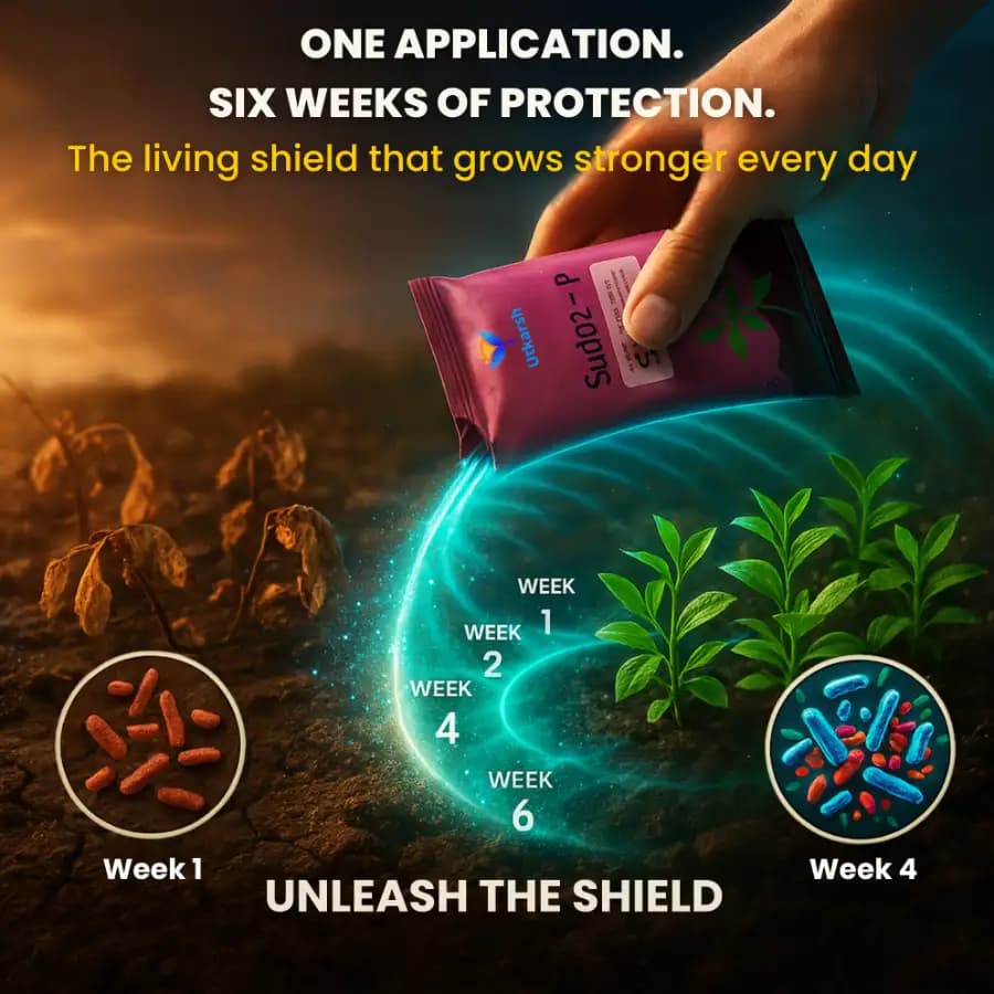 Utkarsh Sudoz-P (Pseudomonas Fluorescens 1.0% W.P.) Bio Pesticide, Control Soil-Borne Fungal Diseases & Nematodes - Image 5
