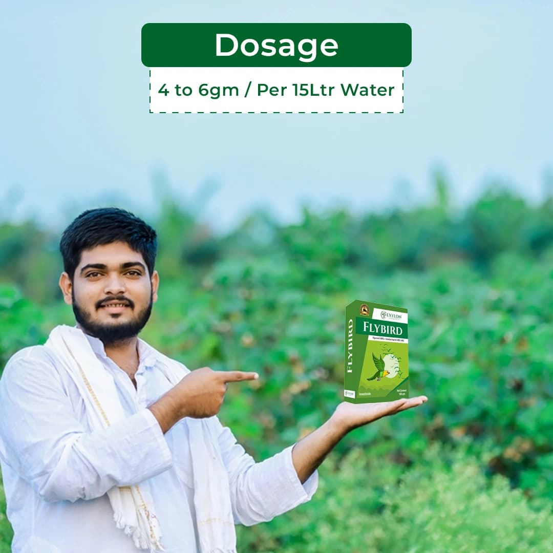 Exylon Flybird Fipronil 40% + Imidacloprid 40% WG Insecticide, Dual-Action, Effective Pest Control - Image 5