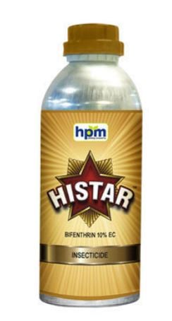 HPM HISTAR (బైఫెన్త్రిన్ 10% EC) విస్తృత పరిధి క్రిమిసంహారిణి, లార్వాలు, జాసిడ్స్ మరియు పేనుబంకలపై స్పర్శ & జీర్ణ చర్య