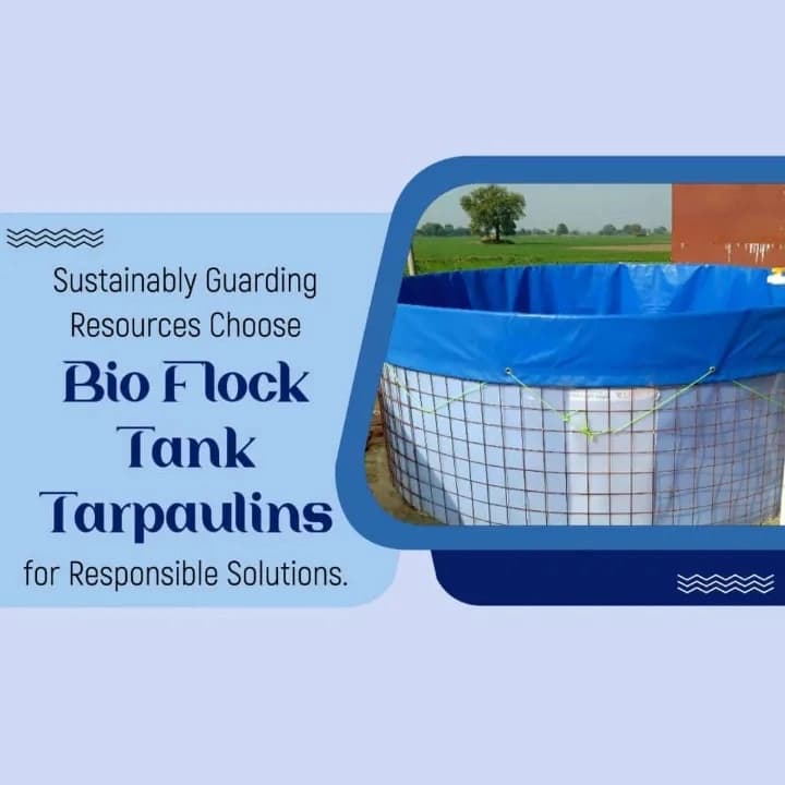 Z N Global Nation 1000 GSM Round PVC Coated Tarpaulin For Biofloc Fish Tank For Aqua Farming - Image 2