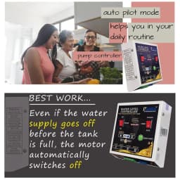Vahra Fully Automatic Water Level Controller (For Govt Water Supply) With Pipe Sensor, Pressure Sensor & Tank Sensor (2FAT) 7