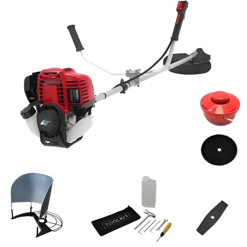 Siddhi 4-Stroke Brush Cutter 35CC, Petrol Operated, Paddy Cutting Blade And Nylon Trimmer Head - Image 2
