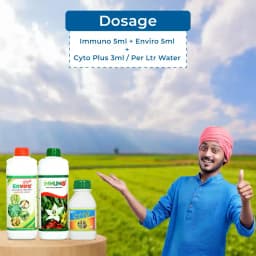 YK Laboratory Chilli Virus Special (Immuno 1 ltr + Enviro 1 ltr + Cyto Plus 550 ml) 5