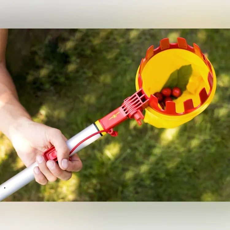 Wolf Garten Articulated Fruit Picker (RG-M), Without Handle, Used For Fruit Harvesting, Gentle Fruit Handling