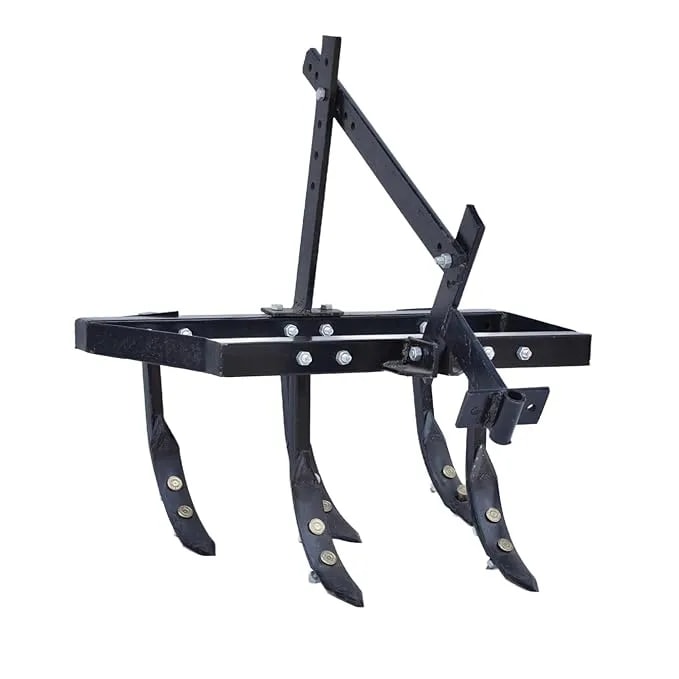 AJ Kisan Mild Steel Economy 5 Tyne Adjustable Cultivator Attachment for 5 to 12 HP Power Weeder