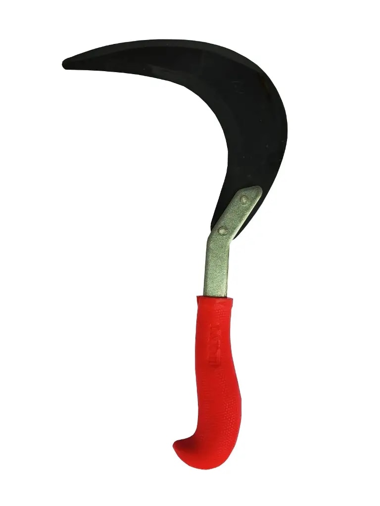 Sickle Vergin Nylon Handle, High Carbon steel Blade, C-55 Grade, Used To Cut Grass Or Harvest Crops