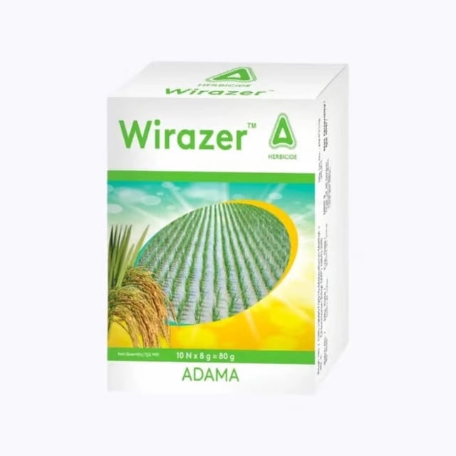 Adama Wirazer (Metsulfuron Methyl 10% + Chlorimuron Ethyl 10%) Herbicide, Controls Broad Leaf Weeds of Wheat, Transplanted Rice and Sugarcane Crops