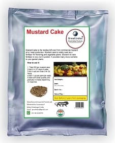 Greatindos Grade A Premium Quality 100% Organic Mustard Cake, Widely Used As a Fertilizer For Flowering and Vegetable Plants