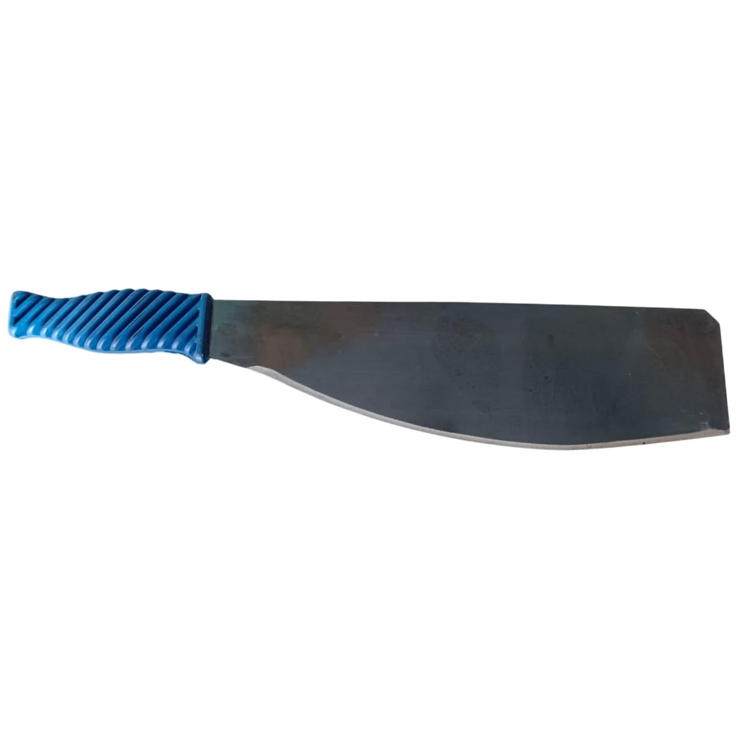Bharat Agrotech Koyta Sugarcane Knife, Brazilian Design, 1.2mm Spring Steel Blade And PVC Handle