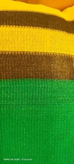 Anil Packaging Garden Shade Net 75% Shade , Sun Protected, UV Stabilized Material 6