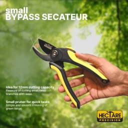 Hectare Precision Garden Pruning Secateur (Bypass Pruner), Plant Cutter For Home Garden, Ensures Smooth And Clean Cuts For Green And Soft Branches. 2